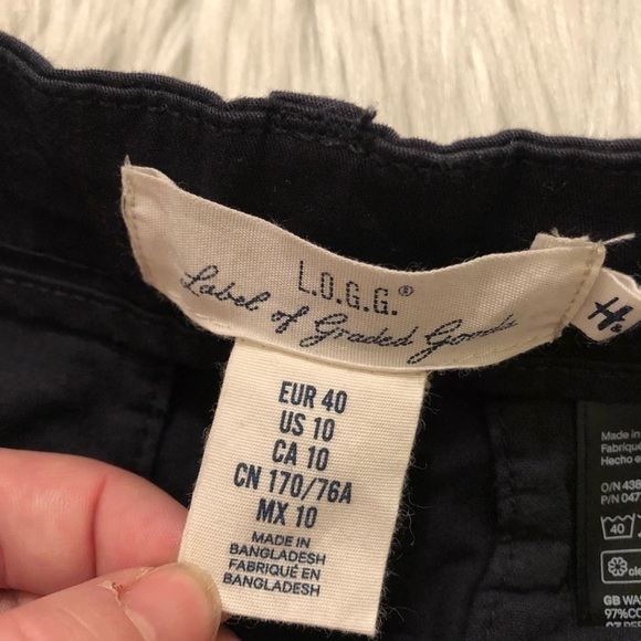 L.O.G.G. H&M Chino Shorts Black - Picture 5 of 8